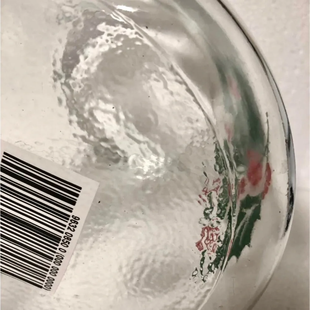 Big Clear GLASS Hurricane Jar Candle Holder Stand Vase 7.25”